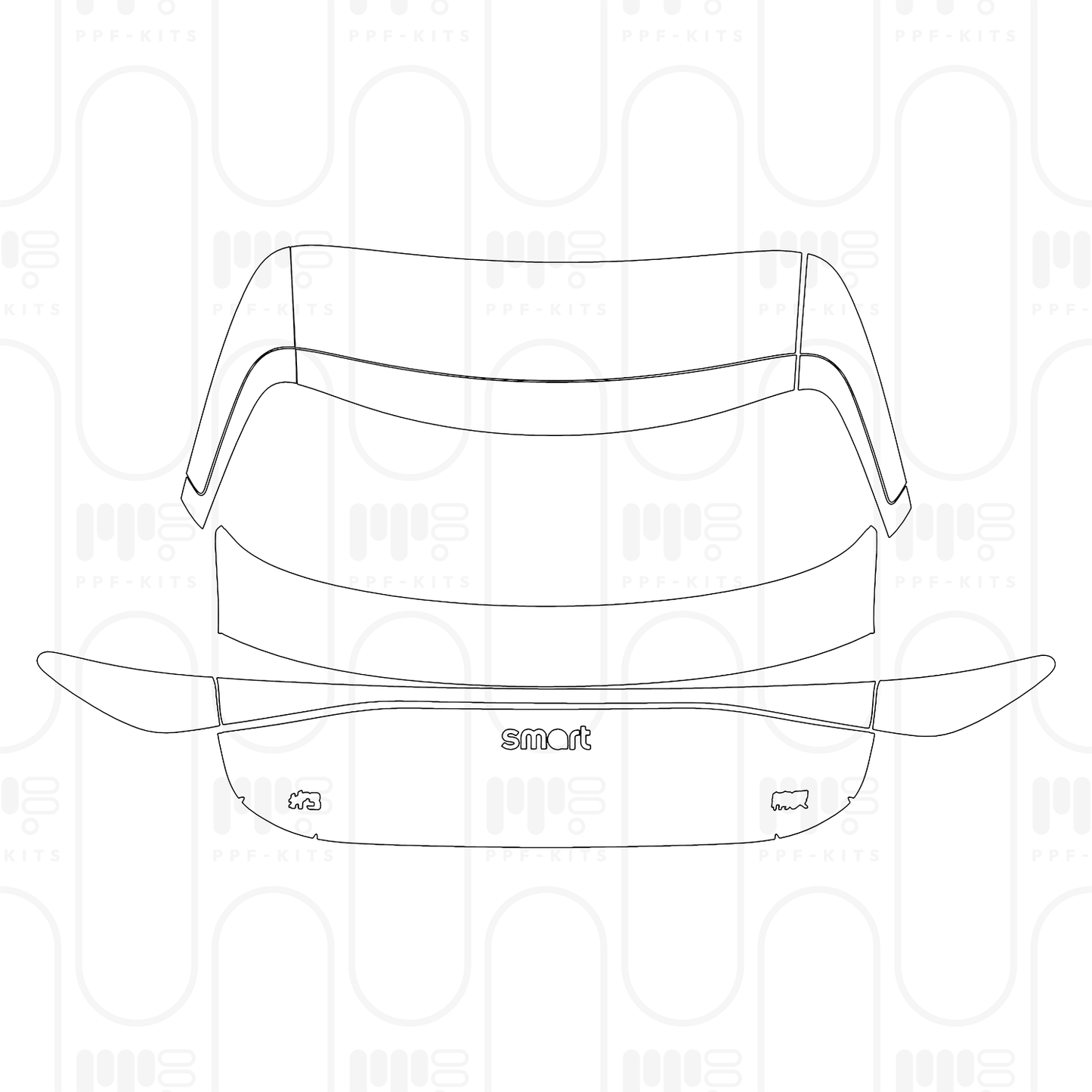 PPF prédécoupé Smart #3 Base 2026