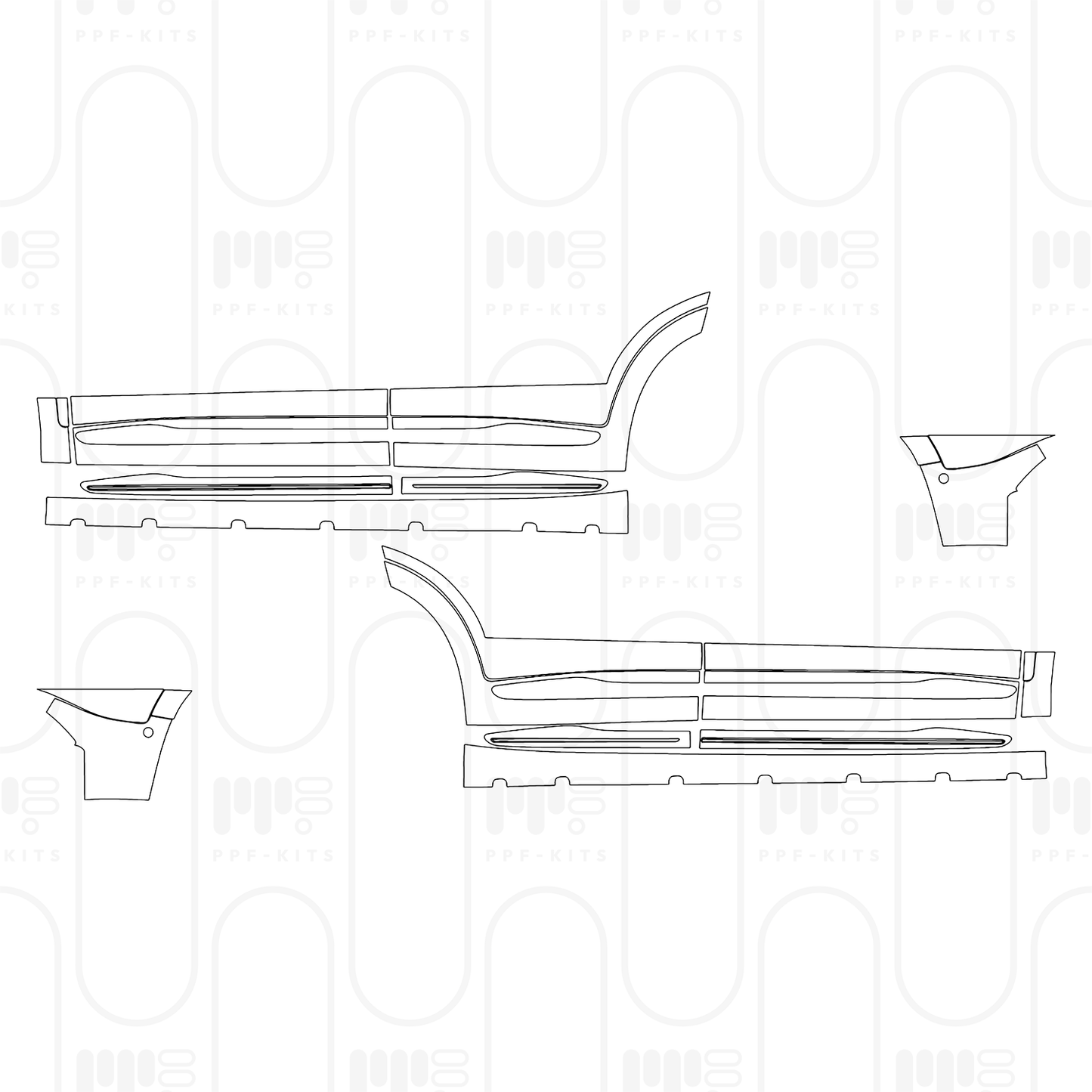 PPF prédécoupé Smart #3 Base 2026
