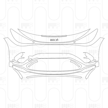 PPF prédécoupé Smart #3 Brabus 2026