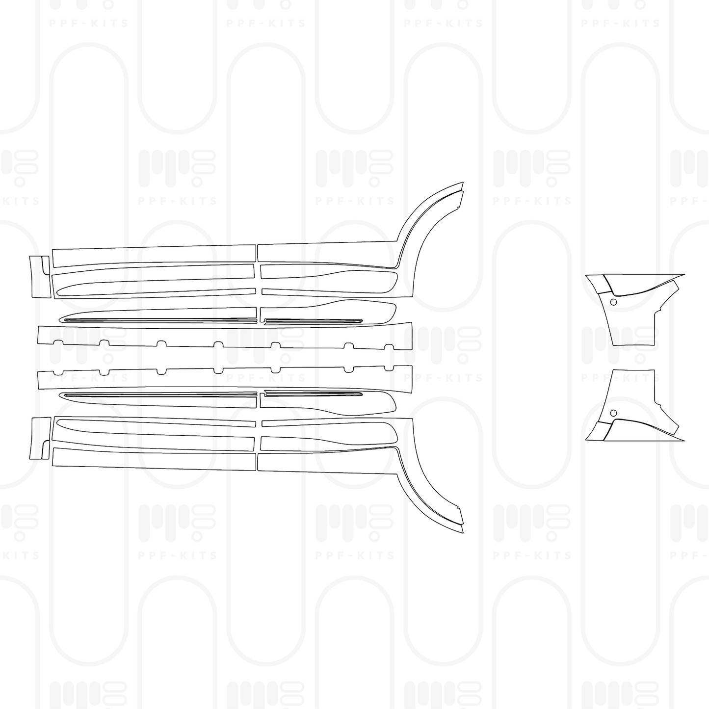 PPF prédécoupé Smart #3 Brabus 2026