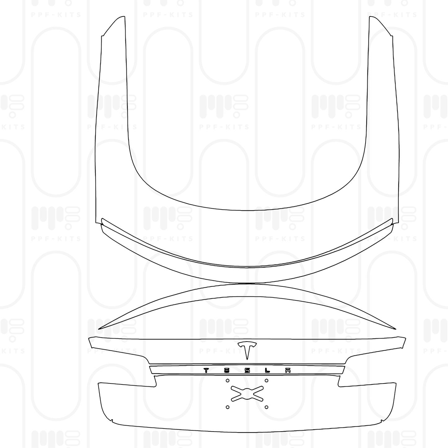 PPF prédécoupé Tesla Model S Plaid 2026