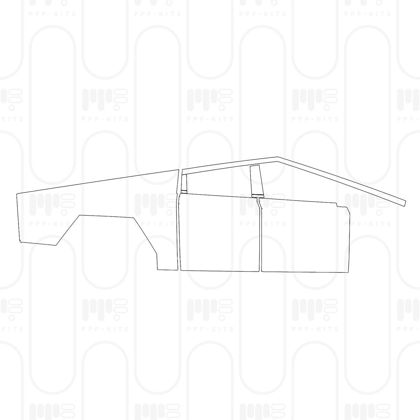 PPF prédécoupé Tesla Cybertruck 2026