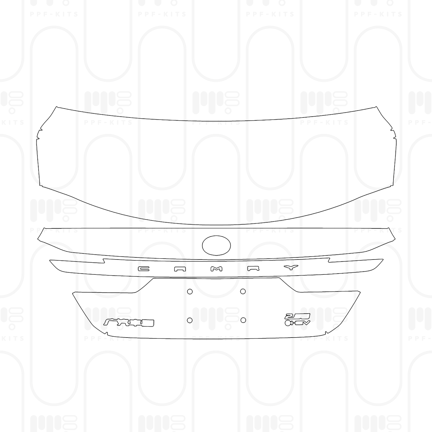 PPF prédécoupé Toyota Camry (CN) Luxury 2026