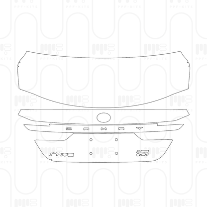 PPF prédécoupé Toyota Camry (CN) Luxury 2026