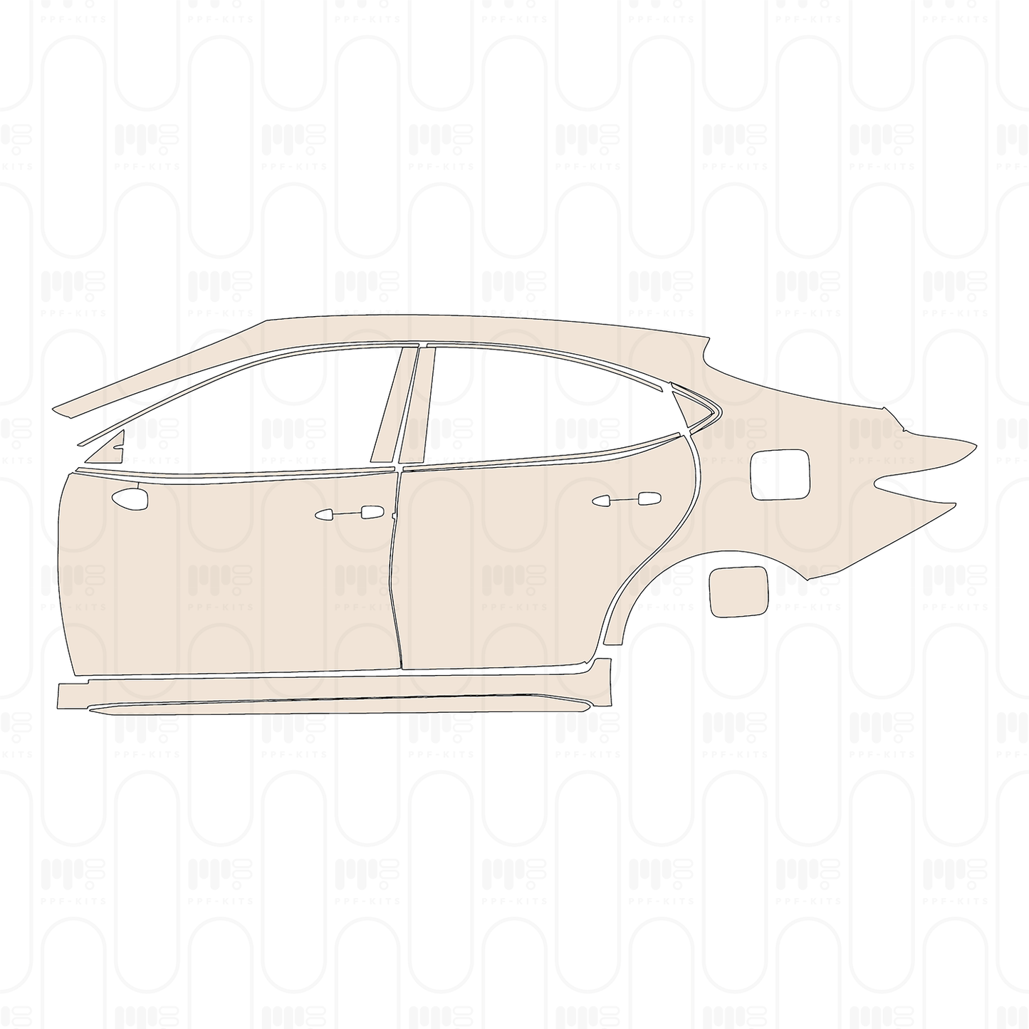 PPF prédécoupé Toyota Camry (CN) Sport Plus 2026