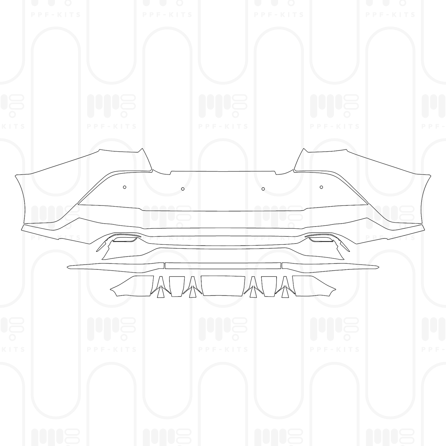 PPF prédécoupé Toyota Camry (CN) Sport Plus 2026