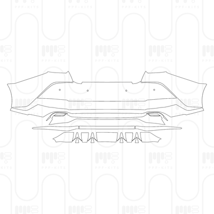 PPF prédécoupé Toyota Camry (CN) Sport Plus 2026