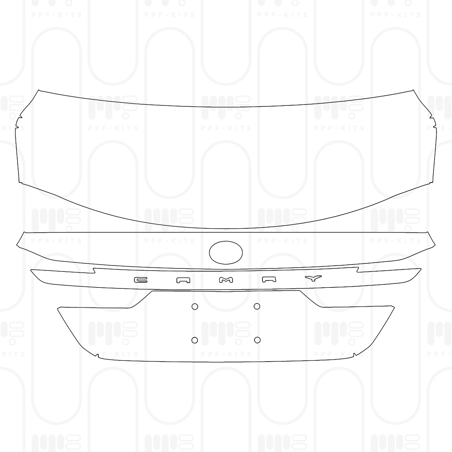 PPF prédécoupé Toyota Camry (US) XLE 2026