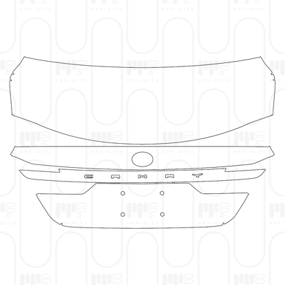 PPF prédécoupé Toyota Camry (US) XLE 2026