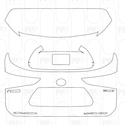 PPF prédécoupé Toyota Highlander (CN) 2026