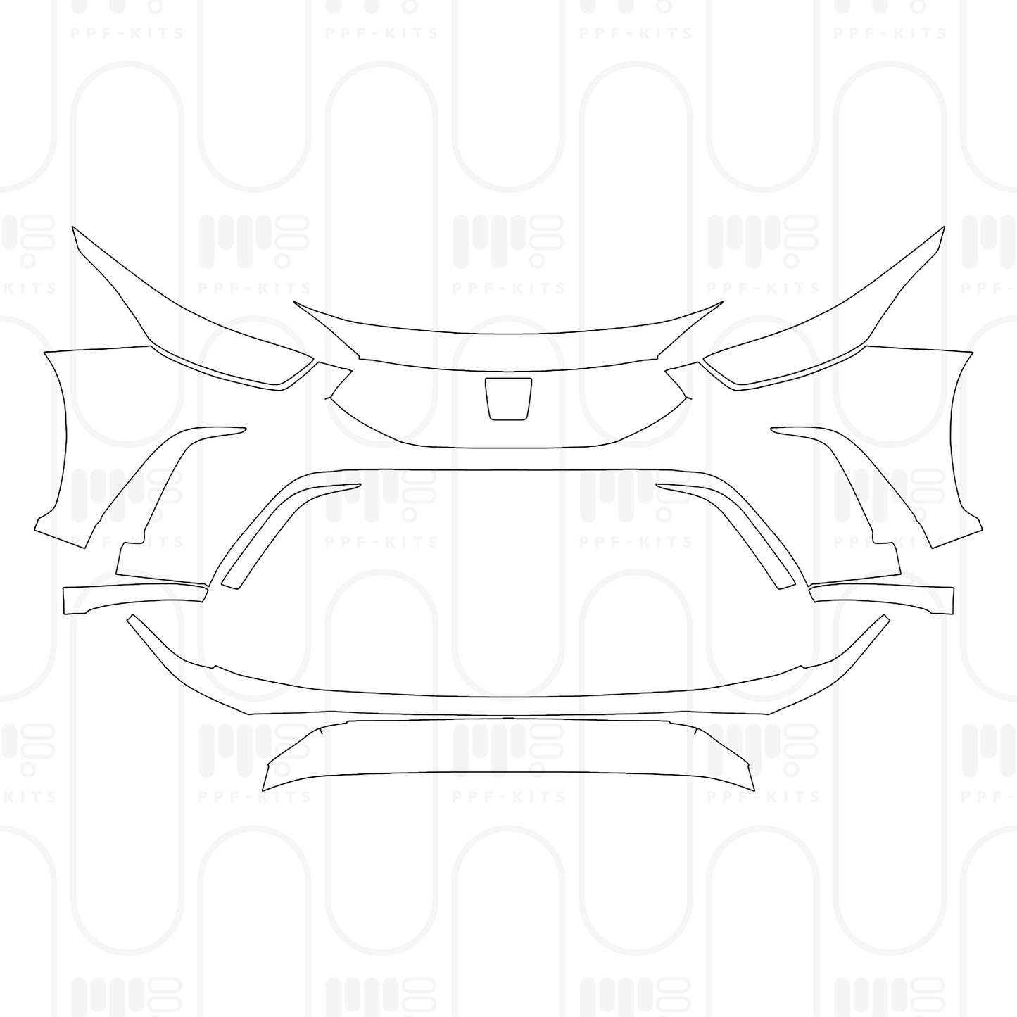 PPF prédécoupé Toyota Crown Kluger 2026