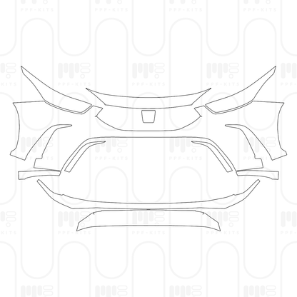 PPF prédécoupé Toyota Crown Kluger 2026