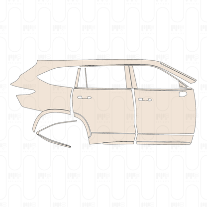 PPF prédécoupé Toyota Crown Kluger 2026