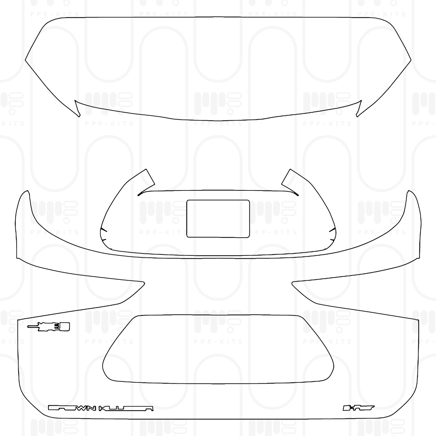 PPF prédécoupé Toyota Crown Kluger 2026