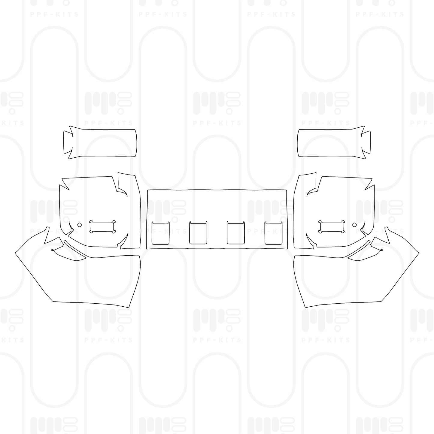 PPF prédécoupé Toyota Prado Base 2026