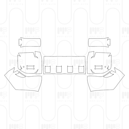 PPF prédécoupé Toyota Prado Base 2026