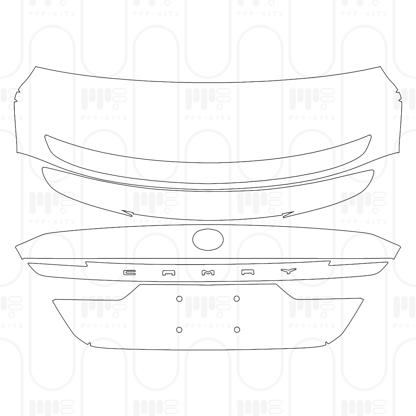 PPF prédécoupé Toyota Camry (US) XSE 2026