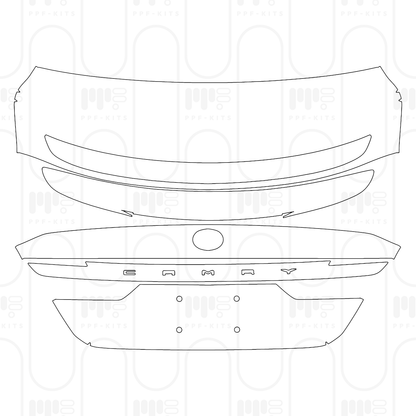 PPF prédécoupé Toyota Camry (US) XSE 2026