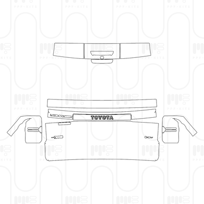 PPF prédécoupé Toyota Prado Base 2026