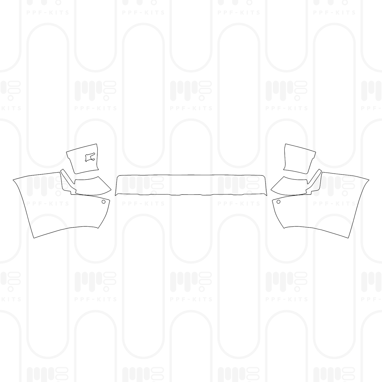 PPF prédécoupé Toyota Prado Base 2026