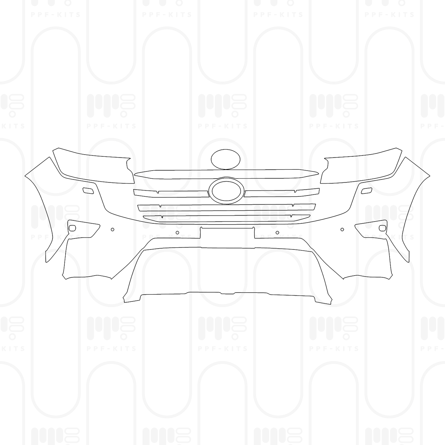 PPF prédécoupé Toyota Land Cruiser (ME) EXR 2026