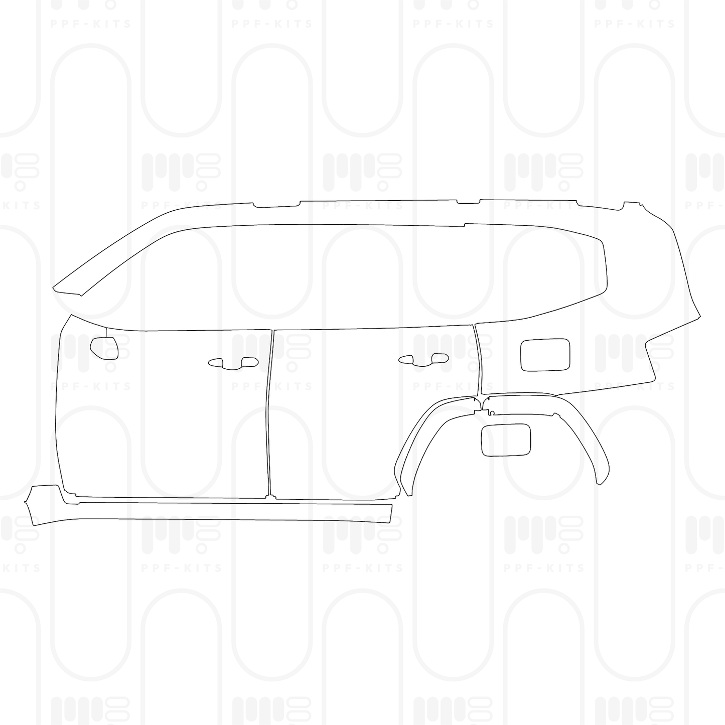 PPF prédécoupé Toyota Land Cruiser (ME) EXR 2026