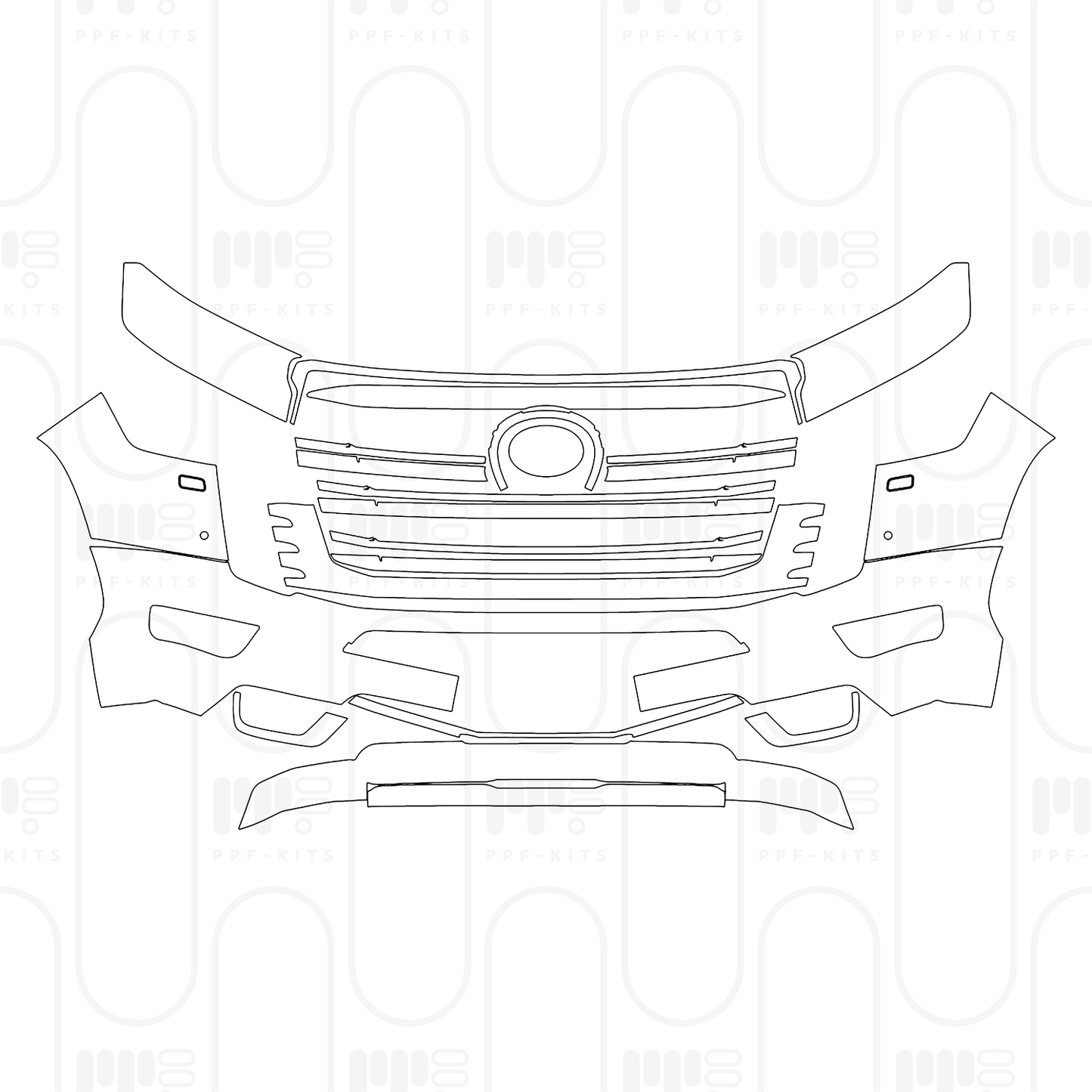 PPF prédécoupé Toyota Land Cruiser (ME) GXR 2026