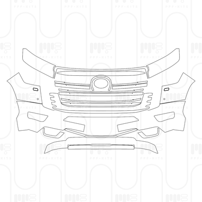 PPF prédécoupé Toyota Land Cruiser (ME) GXR 2026
