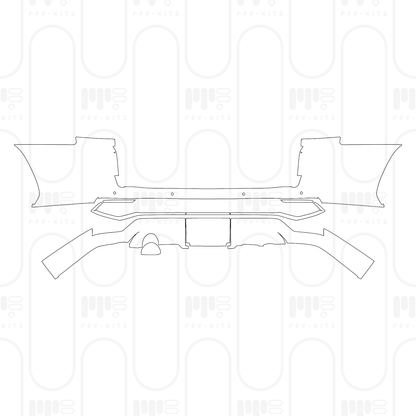 PPF prédécoupé Toyota Land Cruiser (ME) GXR 2026