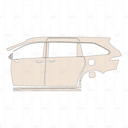 PPF prédécoupé Toyota Sienna Limited 2026