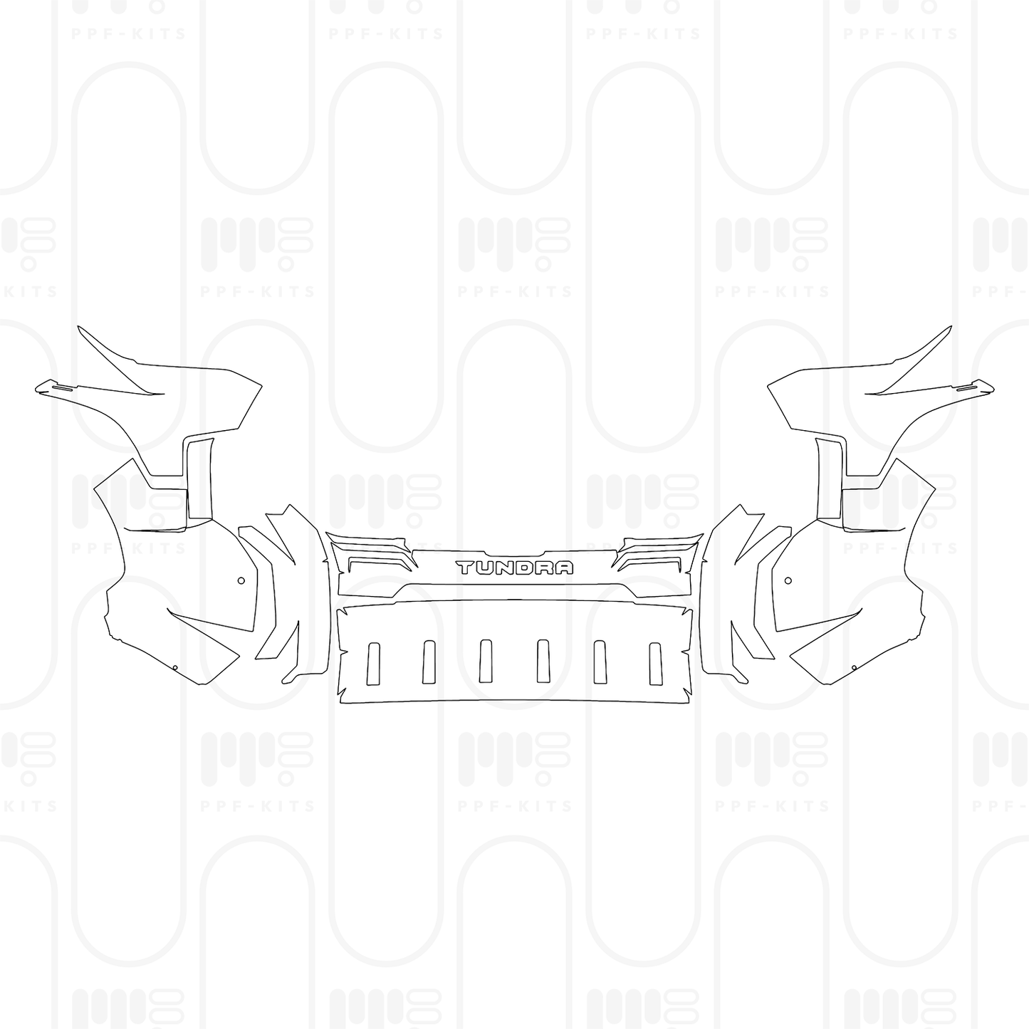 PPF prédécoupé Toyota Tundra CrewMax SR5 2026