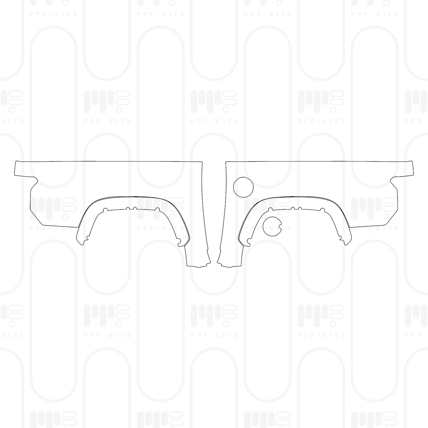 PPF prédécoupé Toyota Tundra CrewMax SR5 2026