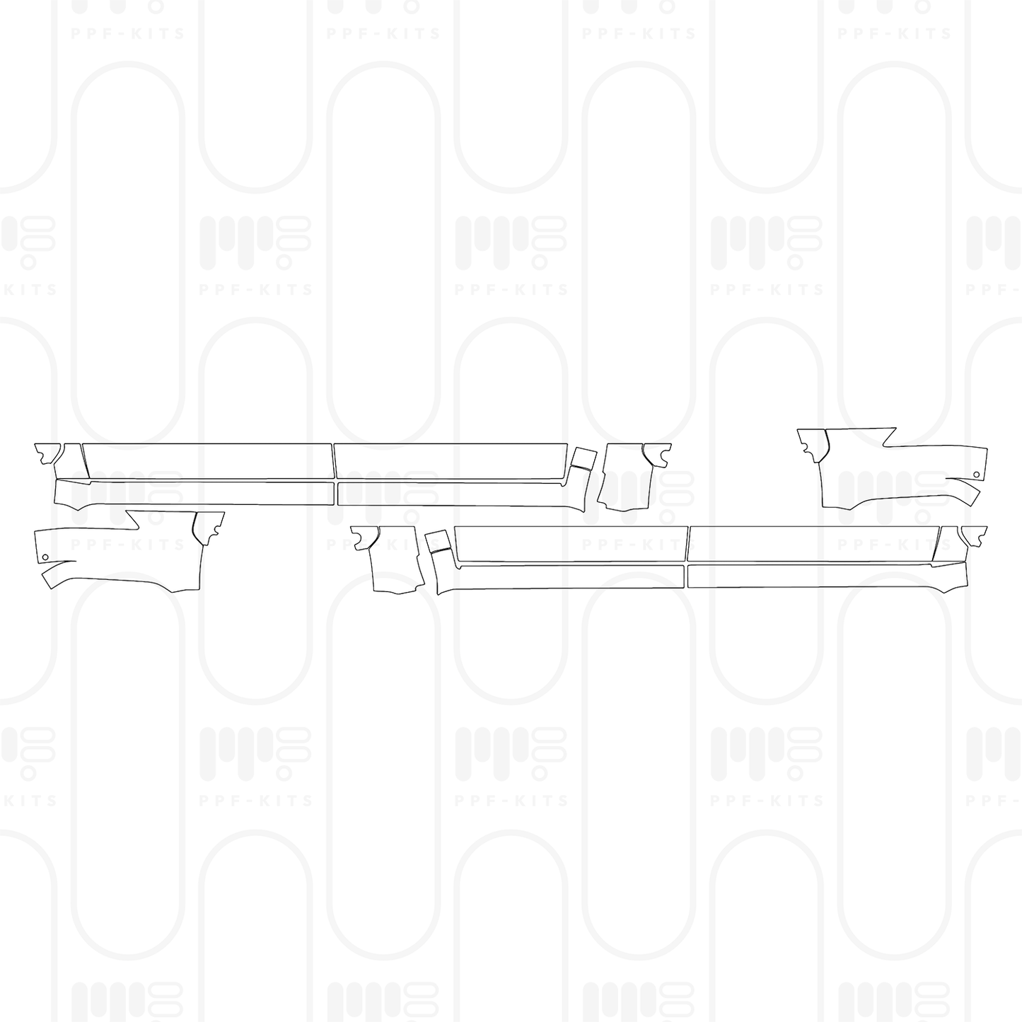 PPF prédécoupé Toyota Tundra CrewMax SR5 2026