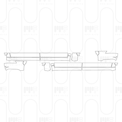 PPF prédécoupé Toyota Tundra CrewMax SR5 2026