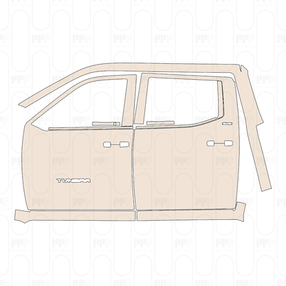PPF prédécoupé Toyota Tundra CrewMax SR5 2026