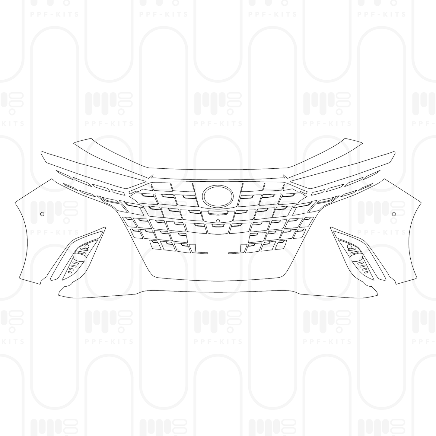 PPF prédécoupé Toyota Alphard 2026