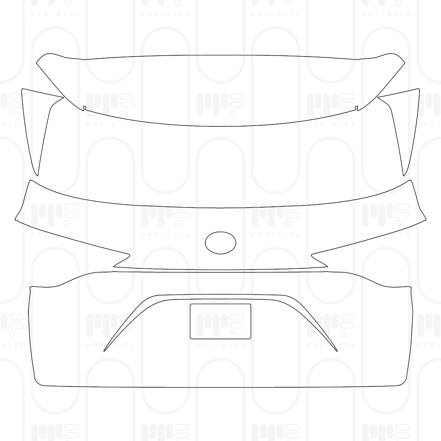 PPF prédécoupé Toyota Granvia 2026