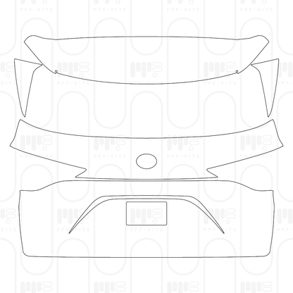 PPF prédécoupé Toyota Granvia 2026