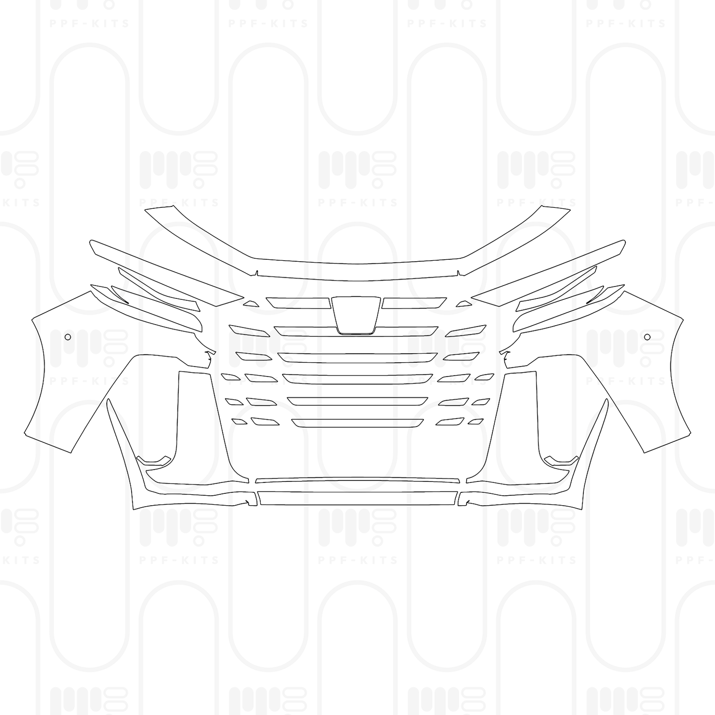 PPF prédécoupé Toyota Vellfire 2026