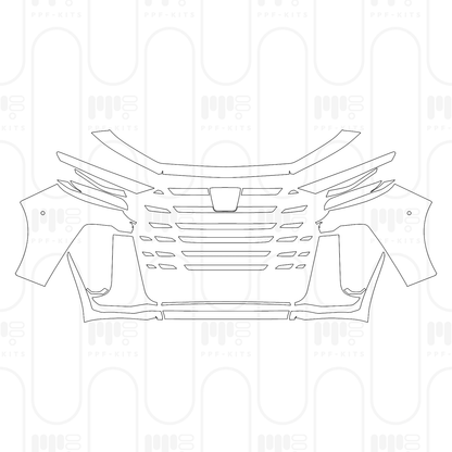 PPF prédécoupé Toyota Vellfire 2026