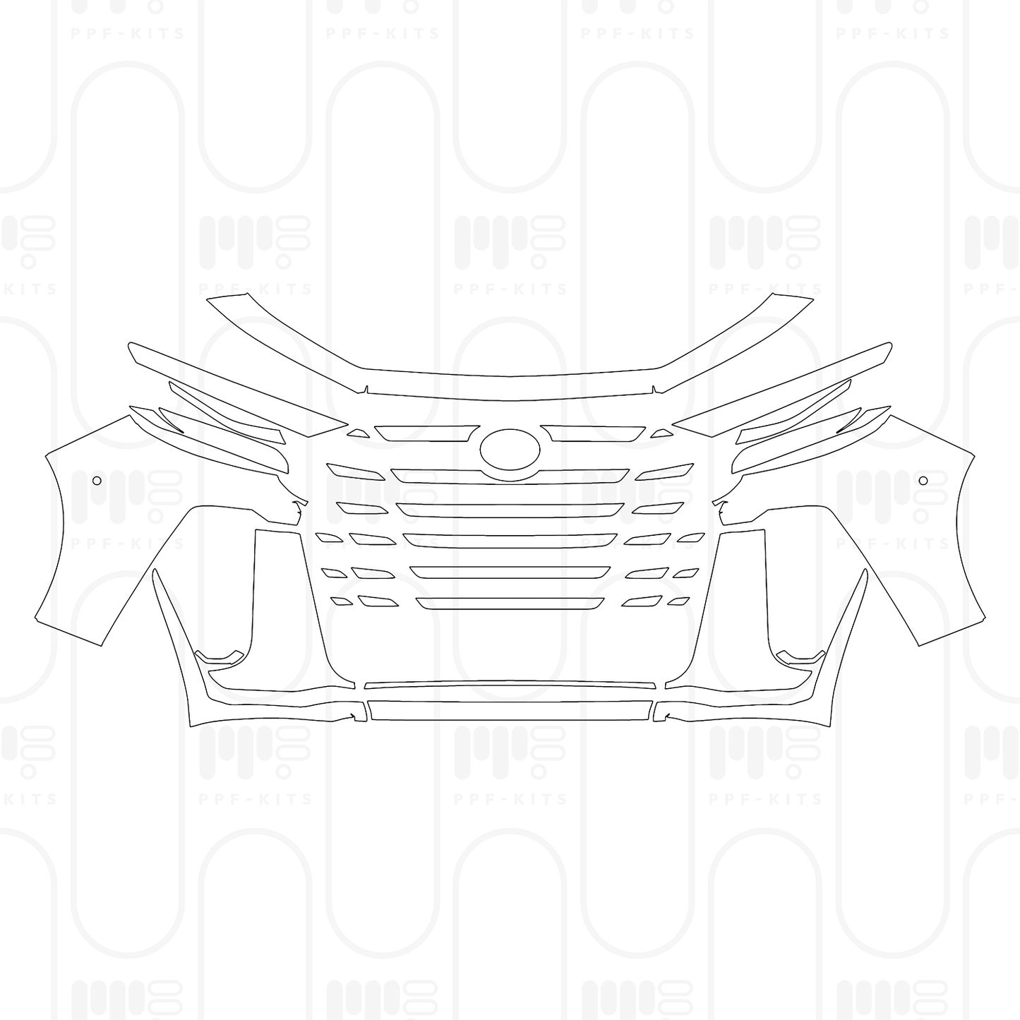 PPF prédécoupé Toyota Vellfire 2026