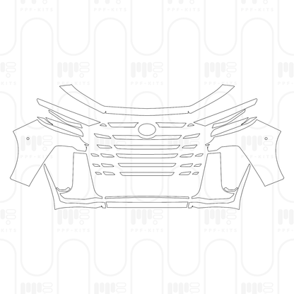 PPF prédécoupé Toyota Vellfire 2026