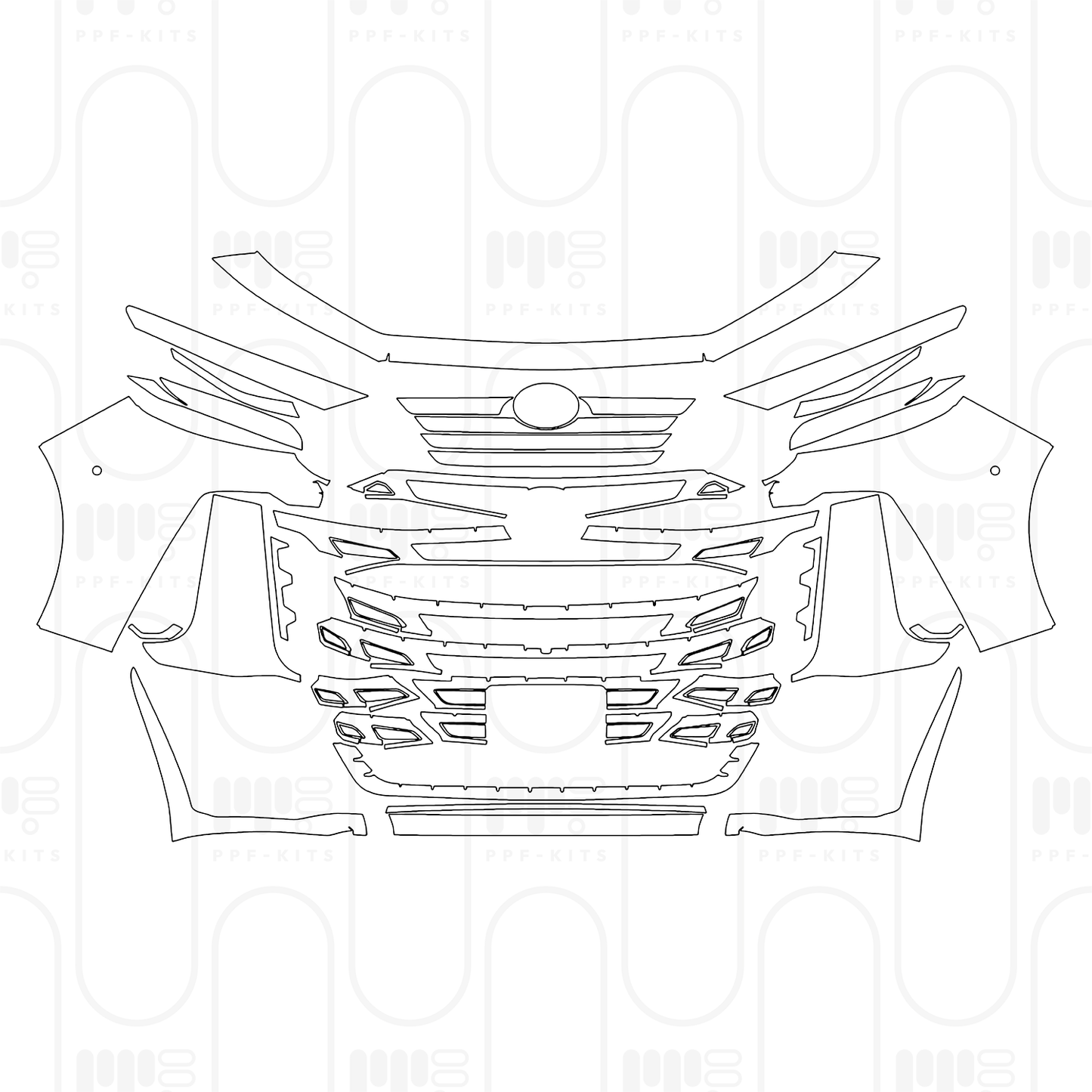 PPF prédécoupé Toyota Vellfire 2026