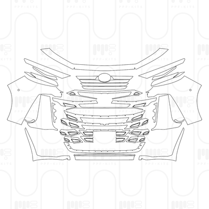 PPF prédécoupé Toyota Vellfire 2026