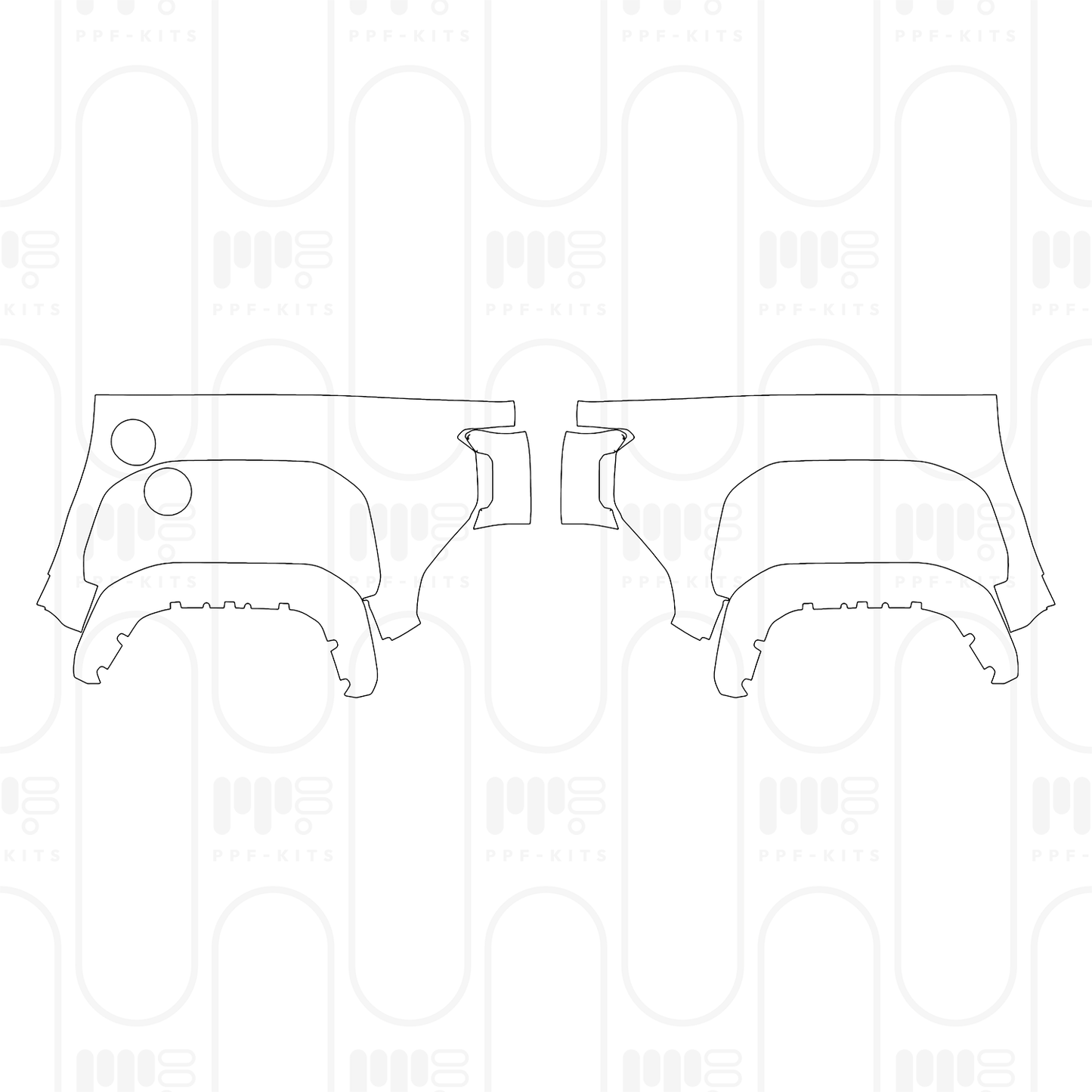 PPF prédécoupé Toyota Tacoma Double Cab TRD Off-Road 2026