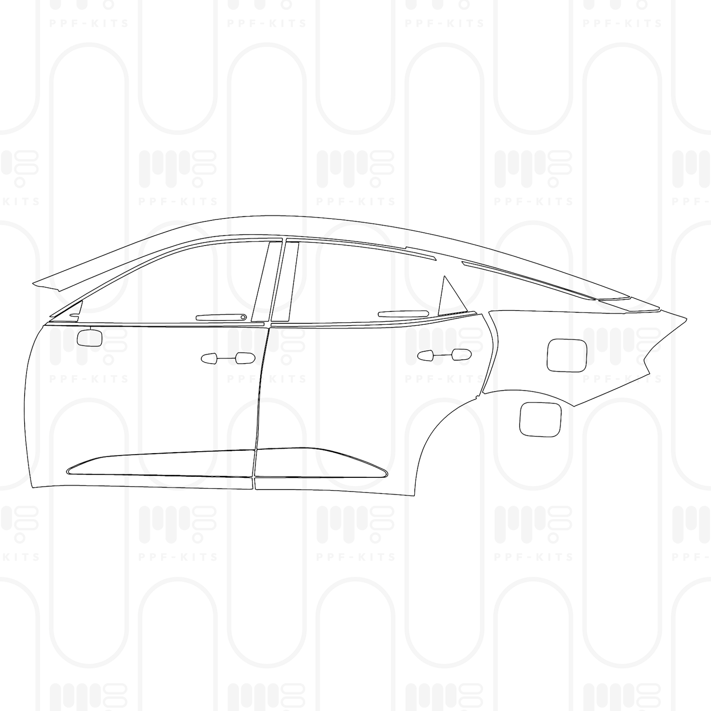 PPF prédécoupé Toyota Crown 2026