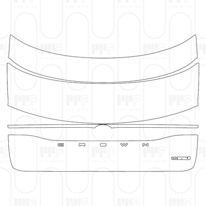 PPF prédécoupé Toyota Crown 2026
