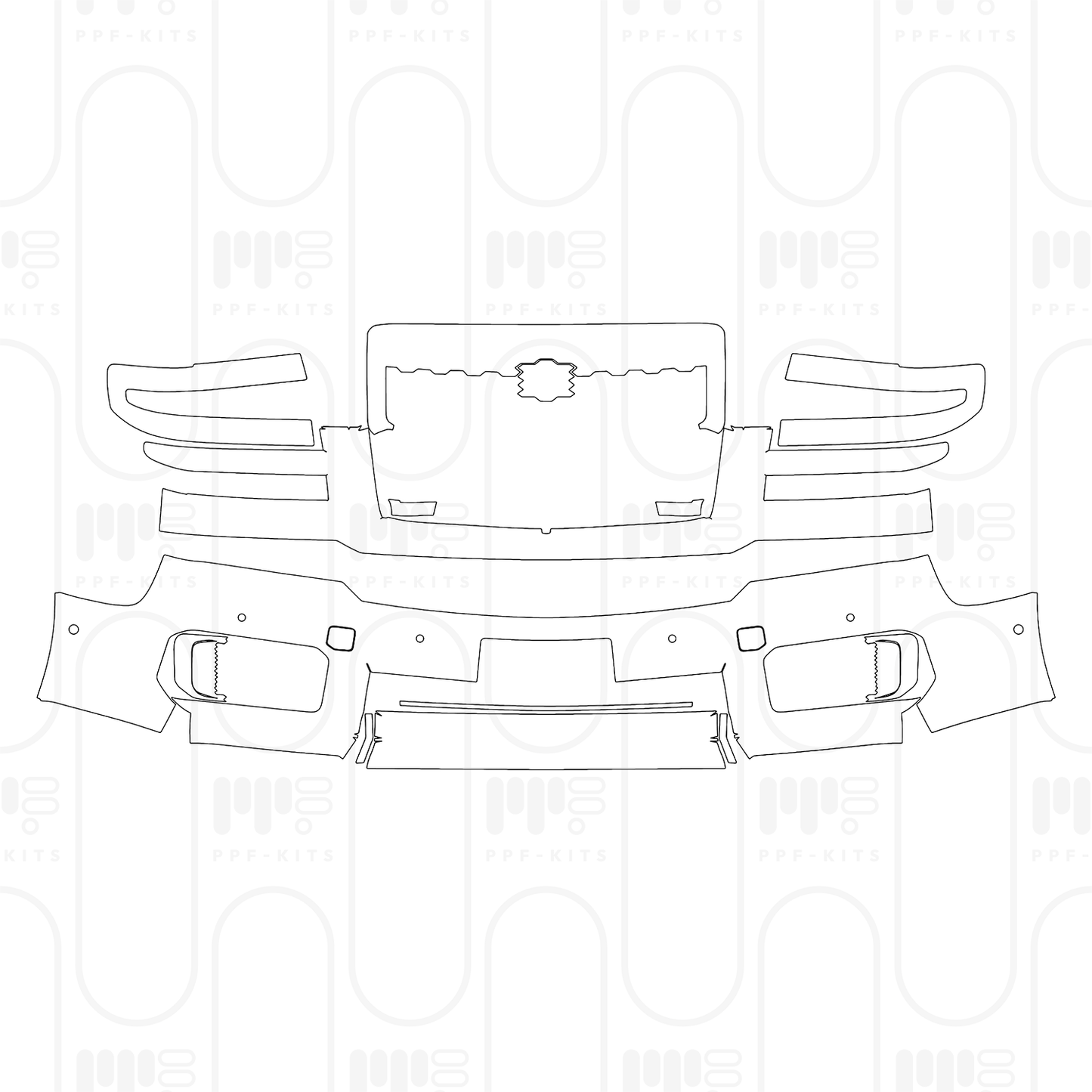 PPF prédécoupé Toyota Century SUV 2026