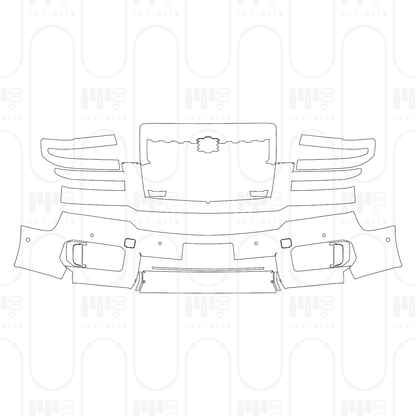 PPF prédécoupé Toyota Century SUV 2026