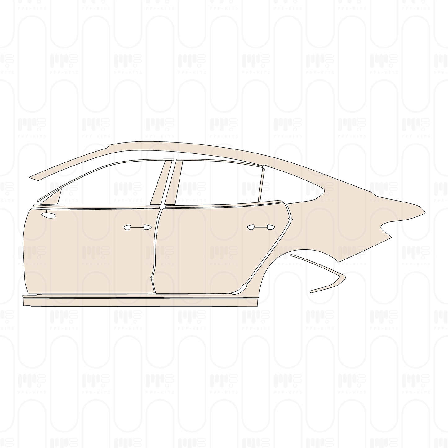 PPF prédécoupé Volkswagen Passat Pro (CN) R-Line 2026